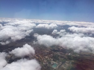 Those who have flown with me before know I don't like looking out of the window!