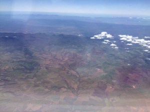 I managed to look out of the window lots... It was amazing and the countryside is beautiful