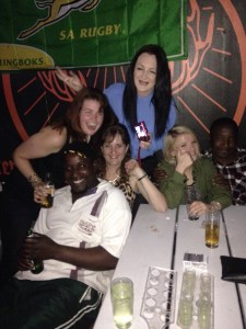 At Flashbacks nightclub We then went onto Spotlight with lots of African music to dance to