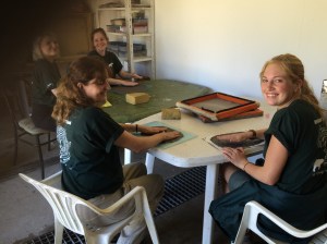 Today's Poop Team Alex, Louisa, Davina and Karen
